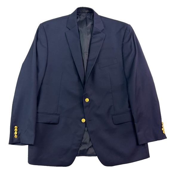 Ralph Lauren 44R blazer jacket sport suit coat gold buttons